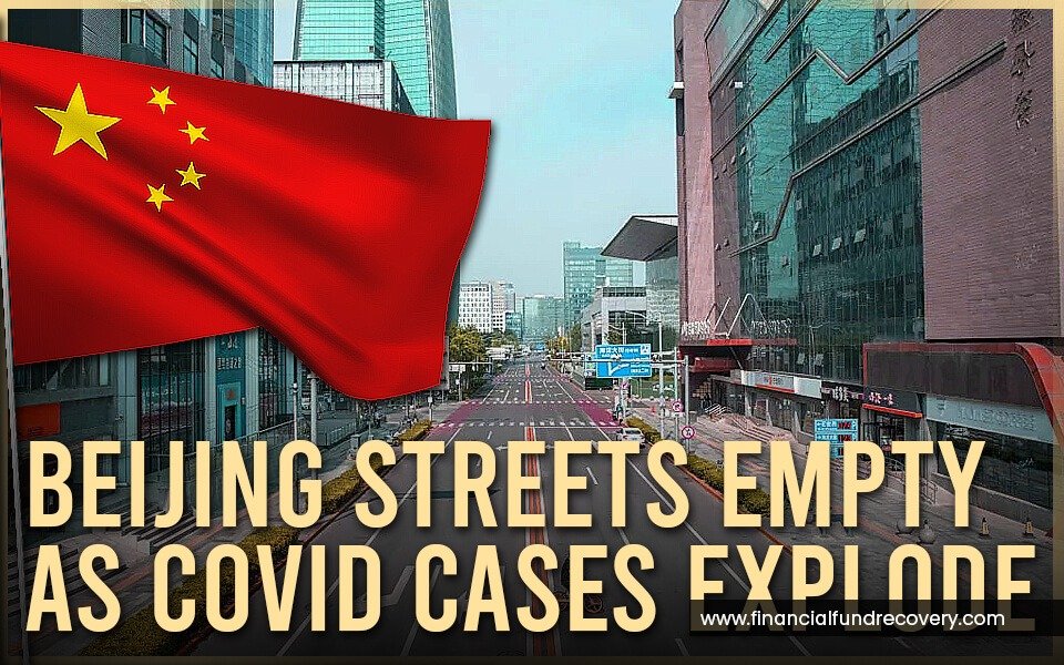 Beijing streets empty as Covid cases explode